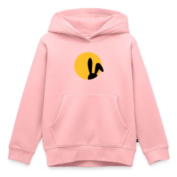 Je t'aime j'aime toi ma petite amie - petit ami - Sweat Premium à capuche enfant bio - rose - Devant - AI Model Kid Female (0cm)