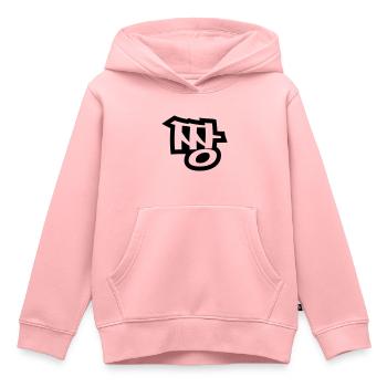 짱 JJANG - The BEST ~ Korean Slang Hangul Language - Kids Premium Organic Hoodie - rose - Front - AI Model Kid Female (0cm)