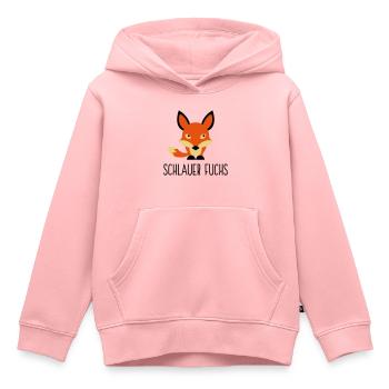 Je suis un renard - Sweat Premium à capuche enfant bio - rose - Devant - AI Model Kid Female (0cm)