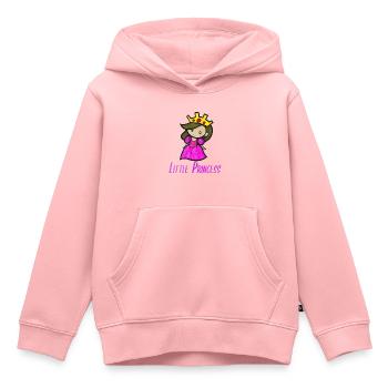 Pink Little Princess - Kinder Premium Organic Hoodie - Rosa - Vorne - AI Model Kid Female (0cm)