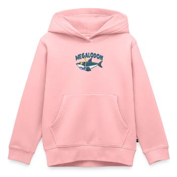 Megalodon Enfants Requin des Enfants Requins - Sweat Premium à capuche enfant bio - rose - Devant - AI Model Kid Female (0cm)