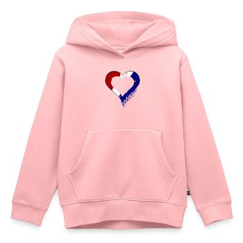 Holländische Liebe - Kinder Premium Organic Hoodie - Rosa - Vorne - AI Model Kid Female (0cm)