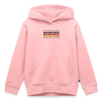 Braunschweig - Kinder Premium Organic Hoodie - Rosa - Vorne - AI Model Kid Female (0cm)
