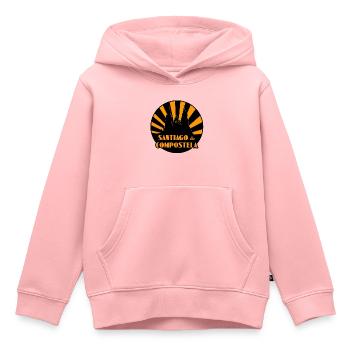 santiago de compostela - Kinder Premium Organic Hoodie - Rosa - Vorne - AI Model Kid Female (0cm)