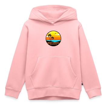 Gran Canaria - Kinder Premium Organic Hoodie - Rosa - Vorne - AI Model Kid Female (0cm)