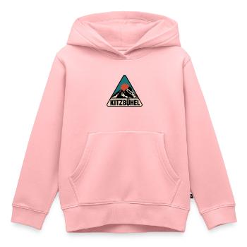 Kitzbühel - Kinder Premium Organic Hoodie - Rosa - Vorne - AI Model Kid Female (0cm)