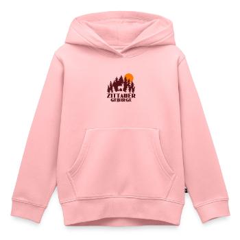 Zittauer Gebirge - Kinder Premium Organic Hoodie - Rosa - Vorne - AI Model Kid Female (0cm)