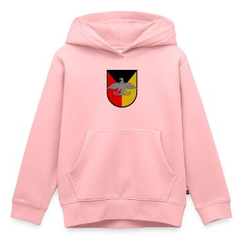 Les légendes allemandes - Sweat Premium à capuche enfant bio - rose - Devant - AI Model Kid Female (0cm)