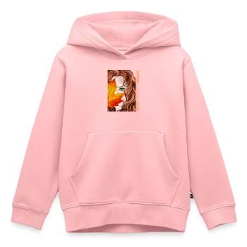 Autumn is my favorite color - Kinder Premium Organic Hoodie - Rosa - Vorne - AI Model Kid Female (0cm)