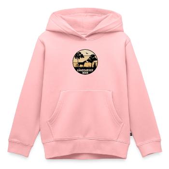 Lüneburger Heide - Kinder Premium Organic Hoodie - Rosa - Vorne - AI Model Kid Female (0cm)