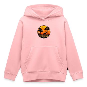 Westerwald - Kinder Premium Organic Hoodie - Rosa - Vorne - AI Model Kid Female (0cm)
