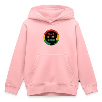Black History Month - Kinder Premium Organic Hoodie - Rosa - Vorne - AI Model Kid Female (0cm)