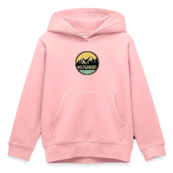 Lac Wolfgang - Sweat Premium à capuche enfant bio - rose - Devant - AI Model Kid Female (0cm)