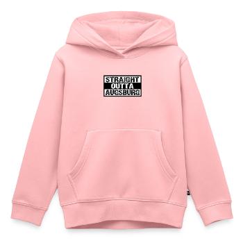 Augsburg - Kinder Premium Organic Hoodie - Rosa - Vorne - AI Model Kid Female (0cm)