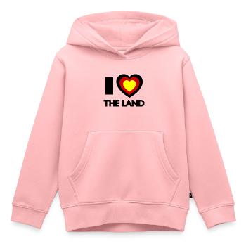 Die Deutschen - Kinder Premium Organic Hoodie - Rosa - Vorne - AI Model Kid Female (0cm)