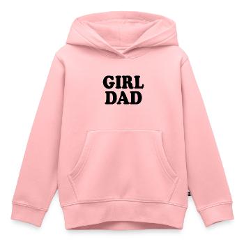 Girl dad - Kinder Premium Organic Hoodie - Rosa - Vorne - AI Model Kid Female (0cm)
