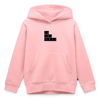 dann muss ich auch los - Kinder Premium Organic Hoodie - Rosa - Vorne - AI Model Kid Female (0cm)