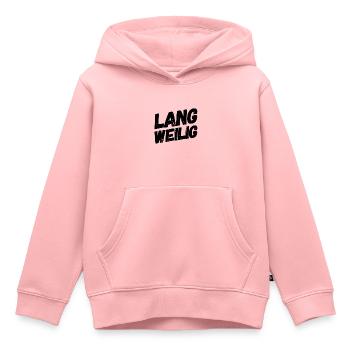 mir ist so langweilig - Kinder Premium Organic Hoodie - Rosa - Vorne - AI Model Kid Female (0cm)