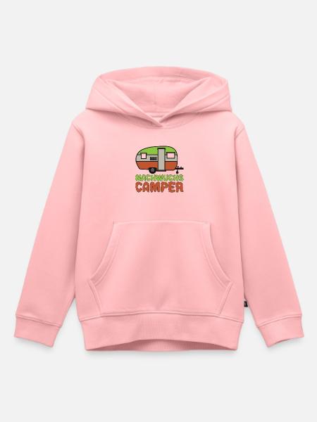 Baby Camping - Nachwuchs Camper - Kinder Premium Organic Hoodie - Rosa