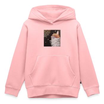 Mystic cat orange for T-shirts and accessories - Kids Premium Organic Hoodie - rose - Front - AI Model Kid Female (0cm)