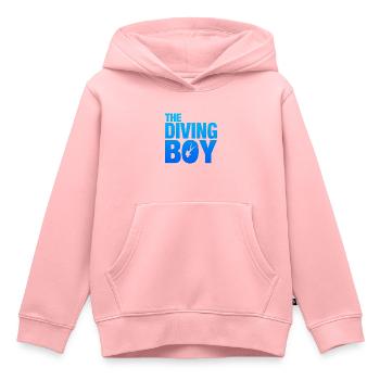 Diving, Tauchen - Kinder Premium Organic Hoodie - Rosa - Vorne - AI Model Kid Female (0cm)
