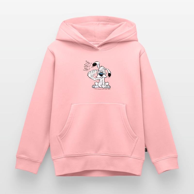 Astérix & Obélix Idéfix Frappe Toc Toc Toc Sweat Premium à capuche enfant bio
