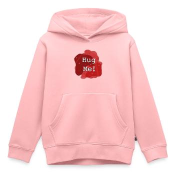 Hug Me! Umarm mich! Illustration - Kinder Premium Organic Hoodie - Rosa - Vorne - AI Model Kid Female (0cm)