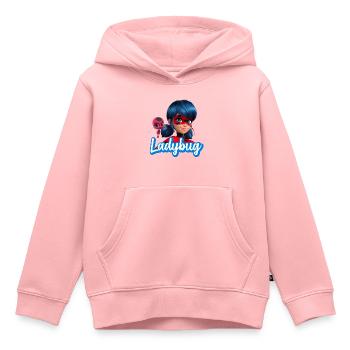 Miraculous Ladybug Tikki - Kinder Premium Organic Hoodie - Rosa - Vorne - AI Model Kid Female (0cm)