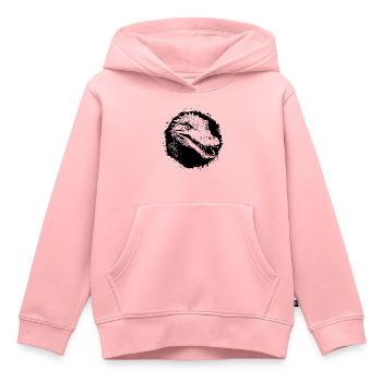 Alligator - Sweat Premium à capuche enfant bio - rose - Devant - AI Model Kid Female (0cm)