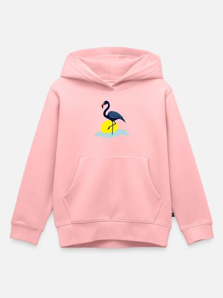 Blauer Flamingo - Kinder Premium Organic Hoodie - Rosa