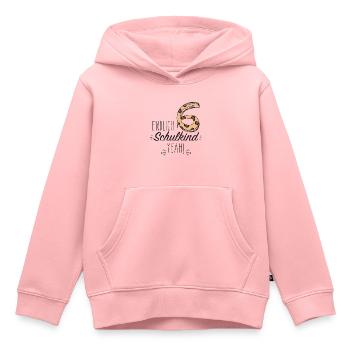 Endlich 6 Schulkind yeah - Kinder Premium Organic Hoodie - Rosa - Vorne - AI Model Kid Female (0cm)