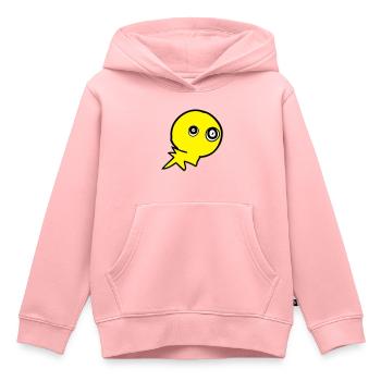 personnage de monstre mignon - Sweat Premium à capuche enfant bio - rose - Devant - AI Model Kid Female (0cm)
