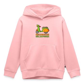 Rollerfahrer Motorrolller Roller fahren Baby Junge - Kinder Premium Organic Hoodie - Rosa - Vorne - AI Model Kid Female (0cm)