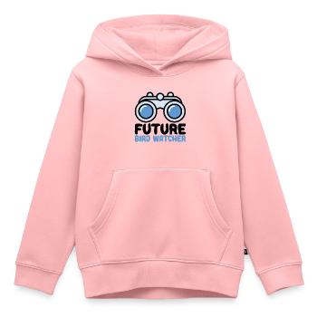 future bird watcher Bird Watching Baby Boy Girl - Kids Premium Organic Hoodie - rose - Front - AI Model Kid Female (0cm)