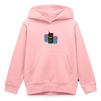 NOS4LINE - Kinder Premium Organic Hoodie - Rosa - Vorne - AI Model Kid Female (0cm)