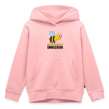 Nachwuchs Imkerin Biene Kinder Baby Mädchen - Kinder Premium Organic Hoodie - Rosa - Vorne - AI Model Kid Female (0cm)