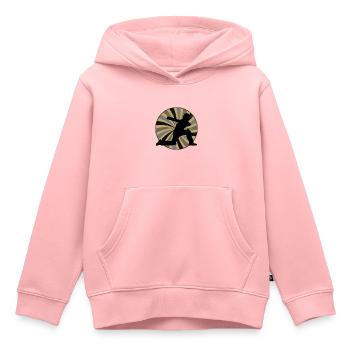 Pitcher Cricketspieler Cricketmannschaft - Kinder Premium Organic Hoodie - Rosa - Vorne - AI Model Kid Female (0cm)