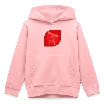 Physique Astronomie Physique - Sweat Premium à capuche enfant bio - rose - Devant - AI Model Kid Female (0cm)