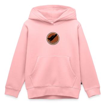 Aviator Pilot Pilot - Kids Premium Organic Hoodie - rose - Front - AI Model Kid Female (0cm)