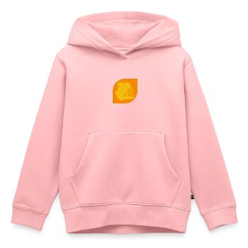 Axolotls mignons mignons - Sweat Premium à capuche enfant bio - rose - Devant - AI Model Kid Female (0cm)