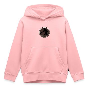 Pichet Joueur de cricket Joueur de cricket - Sweat Premium à capuche enfant bio - rose - Devant - AI Model Kid Female (0cm)