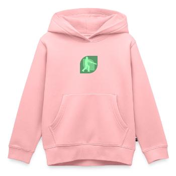 Cricket Pitcher Sport - Kinder Premium Organic Hoodie - Rosa - Vorne - AI Model Kid Female (0cm)