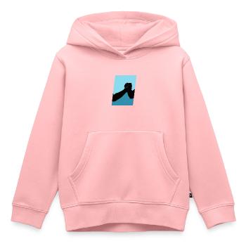 Armdrücken Wrestling Starker Mann - Kinder Premium Organic Hoodie - Rosa - Vorne - AI Model Kid Female (0cm)