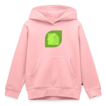Gartenarbeit Gärtner Gärtnerei - Kinder Premium Organic Hoodie - Rosa - Vorne - AI Model Kid Female (0cm)