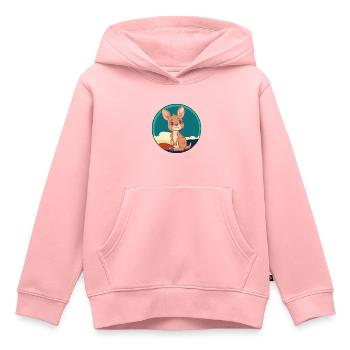 Kaenguru Koala - Kinder Premium Organic Hoodie - Rosa - Vorne - AI Model Kid Female (0cm)