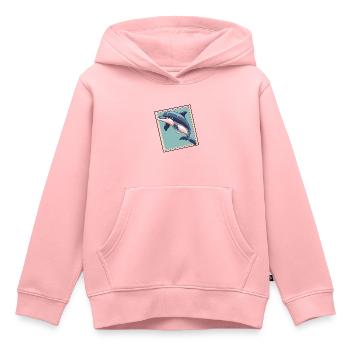 Dauphin Créature marine Créatures marines - Sweat Premium à capuche enfant bio - rose - Devant - AI Model Kid Female (0cm)