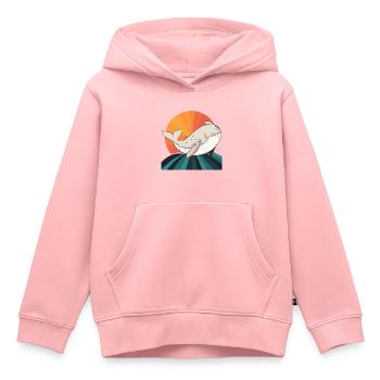 Meeresleben Wal Meerestier - Kinder Premium Organic Hoodie - Rosa - Vorne - AI Model Kid Female (0cm)