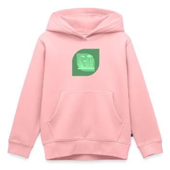 Aquarium Wasser Meeresleben - Kinder Premium Organic Hoodie - Rosa - Vorne - AI Model Kid Female (0cm)