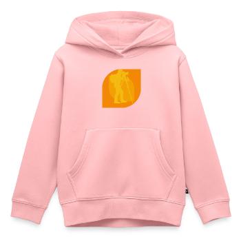 Photographie Image SLR - Sweat Premium à capuche enfant bio - rose - Devant - AI Model Kid Female (0cm)