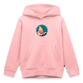 Schmetterling Waldbewohner Wald - Kinder Premium Organic Hoodie - Rosa - Vorne - AI Model Kid Female (0cm)